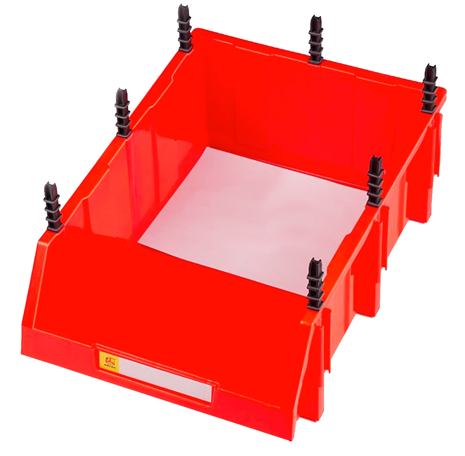 A6 red 3pcs Bevel material box hardware parts box plastic shelf tool box screw storage box combined parts box(副本)