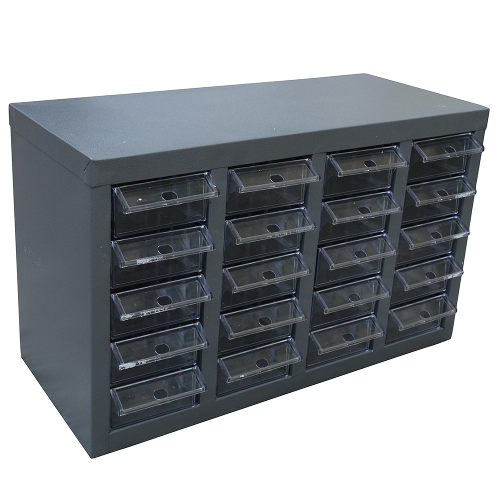 20 drawers without doors blue Thickened iron screw parts cabinet hardware component cabinet small sample cabinet