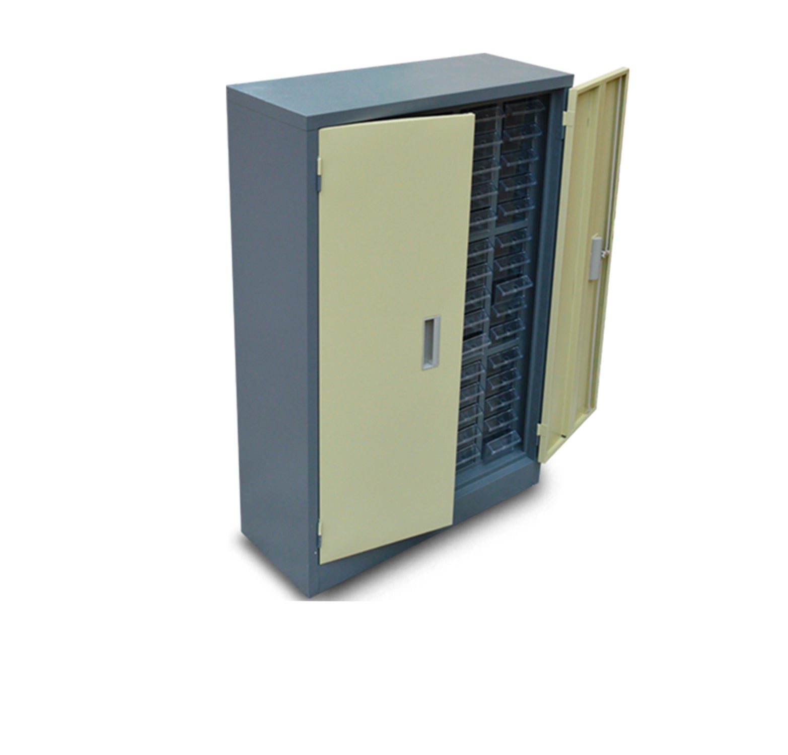 75 drawers with door Thickened iron screw parts cabinet hardware component cabinet small sample cabinet