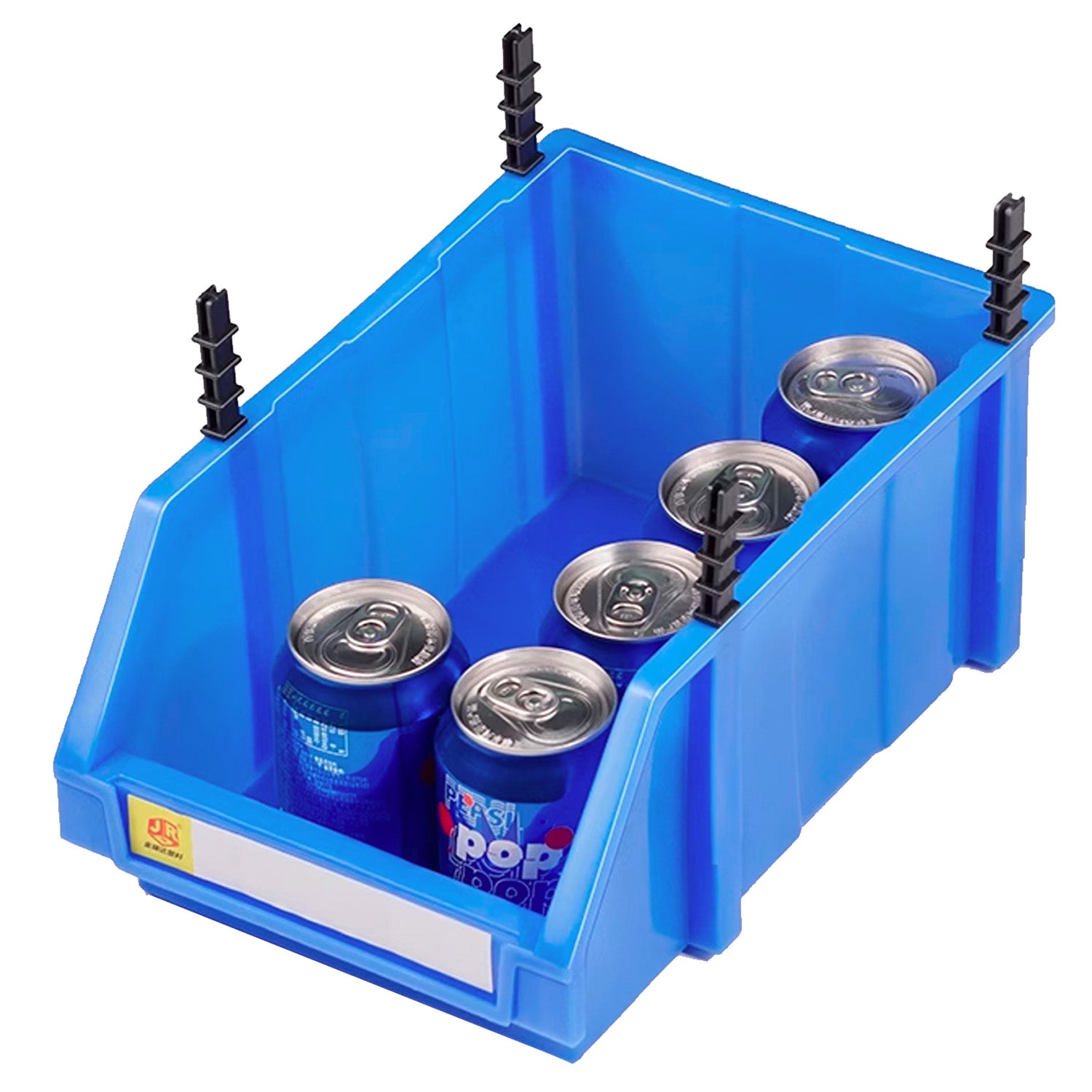 A3 blue 18pcs Bevel material box hardware parts box plastic shelf tool box screw storage box combined parts box