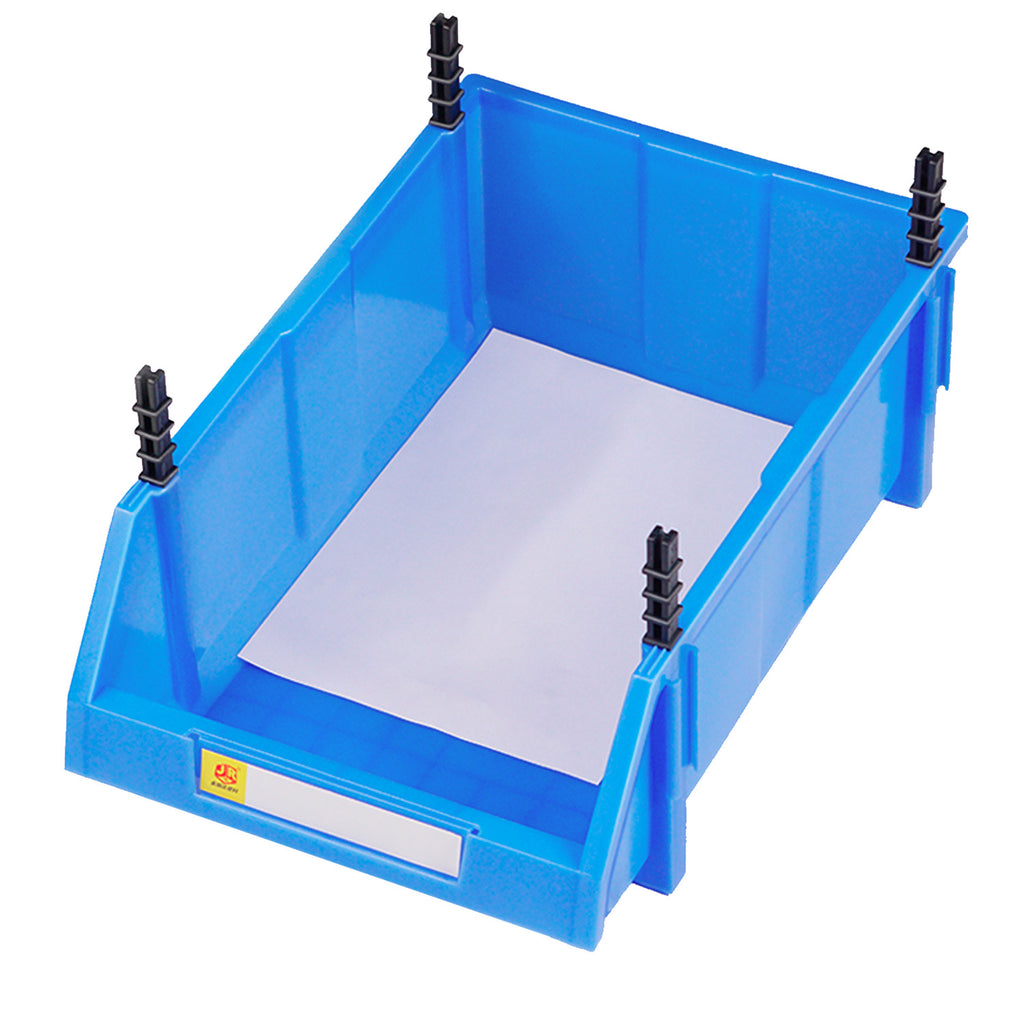A5 blue 6pcs Bevel material box hardware parts box plastic shelf tool box screw storage box combined parts box