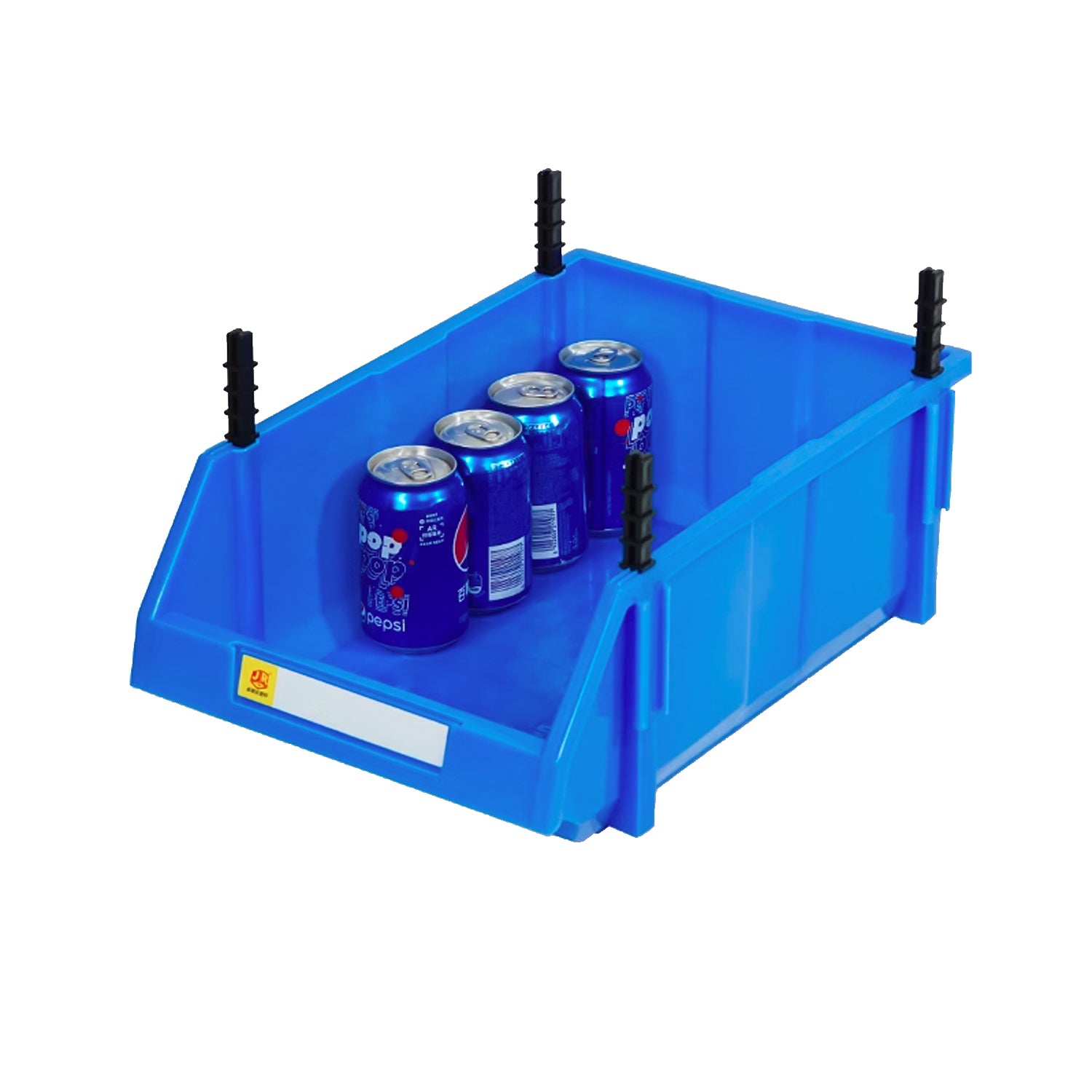 A5 blue 6pcs Bevel material box hardware parts box plastic shelf tool box screw storage box combined parts box